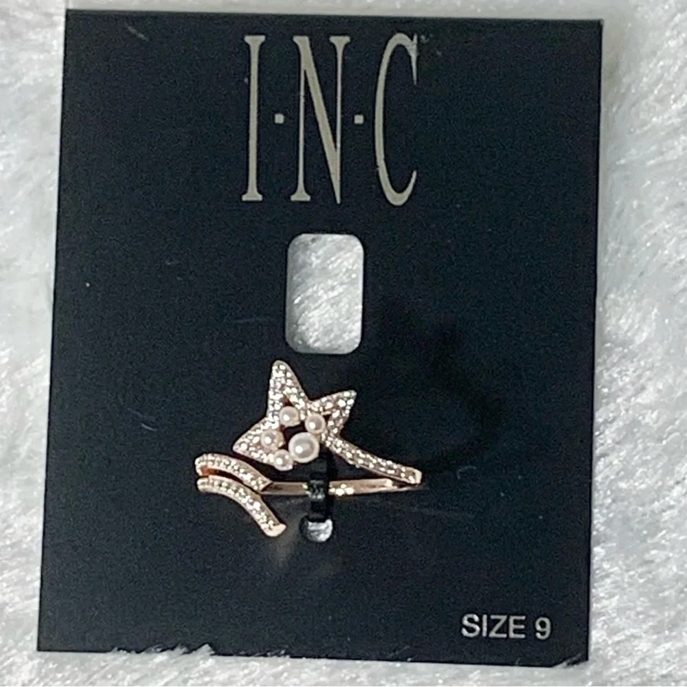NWT INC rose gold tone ring size 9💍